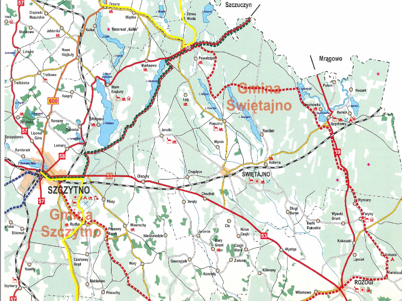 Mapa trasa Juranda