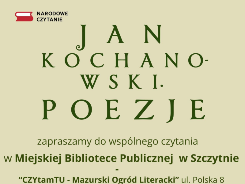 Plakat narodowego czytania