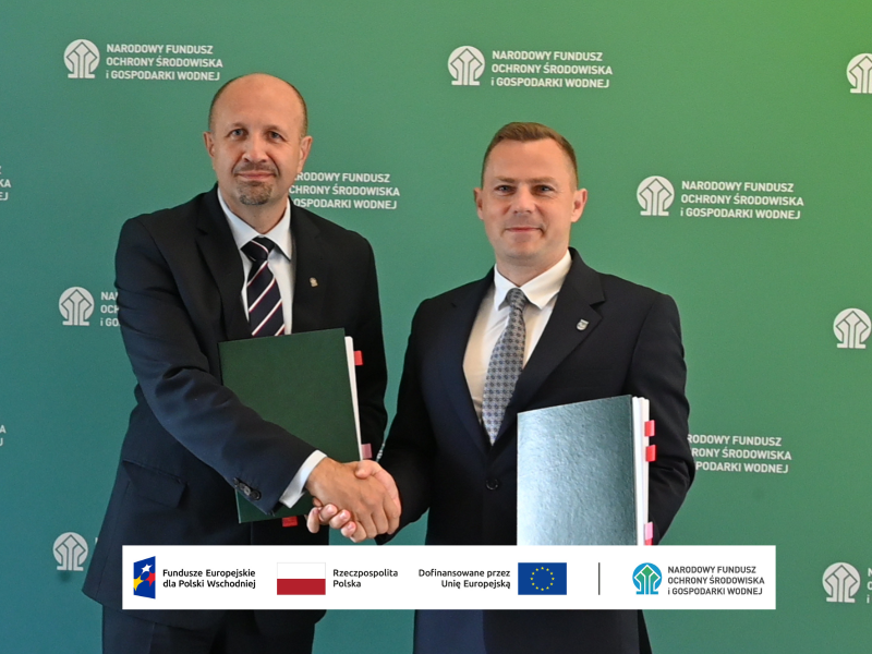 Podpisanie umowy na dofinansowanie projektu