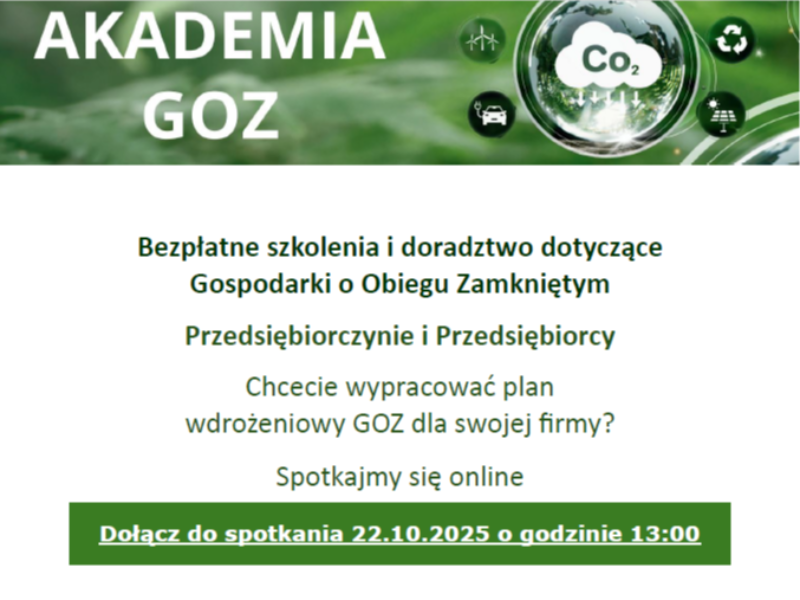 zaproszenie na akademię GOZ
