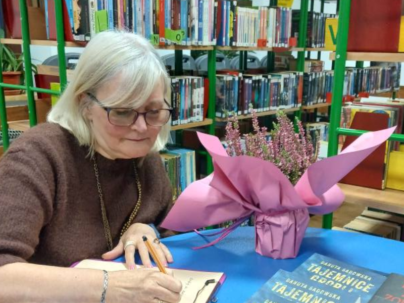 Spotkanie autorskie z Danutą Sadowską