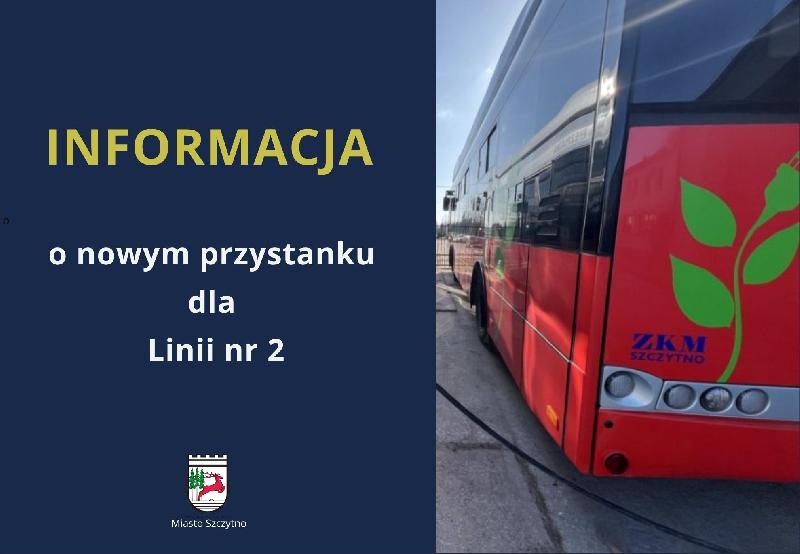 Informacja o nowych przystankach ZKM w Szczytnie