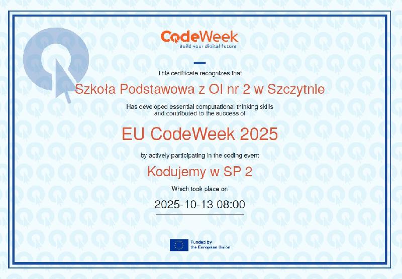 Code Week 2025, czyli Europejski Tydzień Kodowania 2025