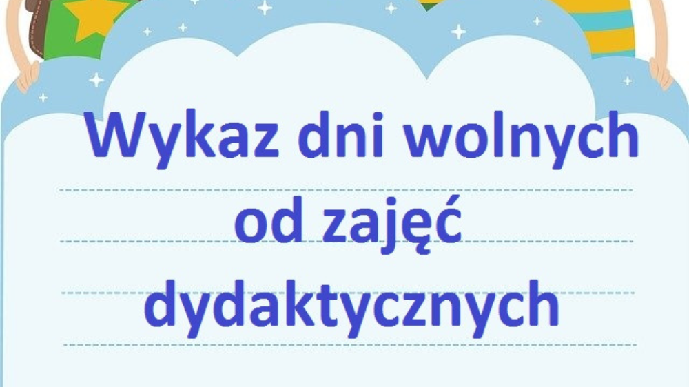 Komunikat dotyczący dni wolnych w roku szkolnym 2025/2026