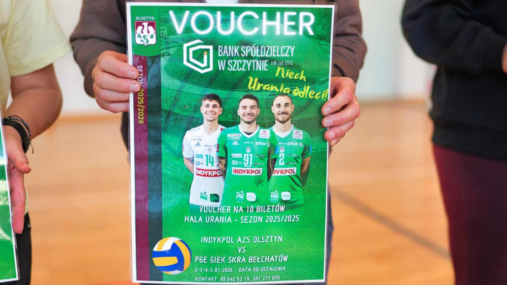 Wsparcie Siatkówki w SSP4: Uczniowie Nagrodzeni Voucherami na Mecz PlusLigi!