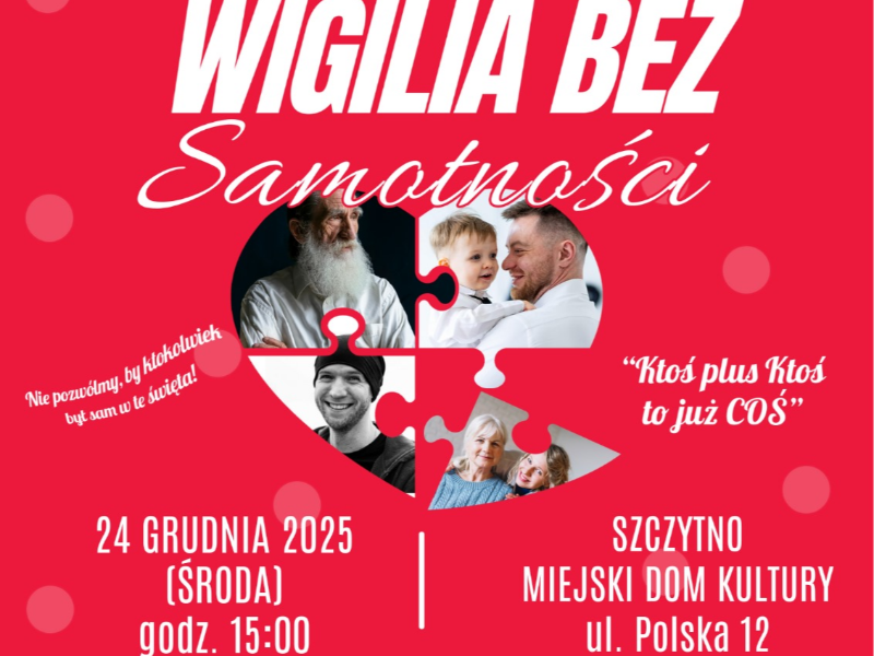 plakat wigilia bez samotności 