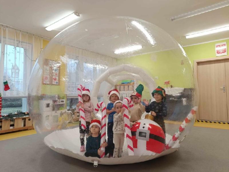Magiczna śnieżna kula - warsztaty świąteczne Myszki