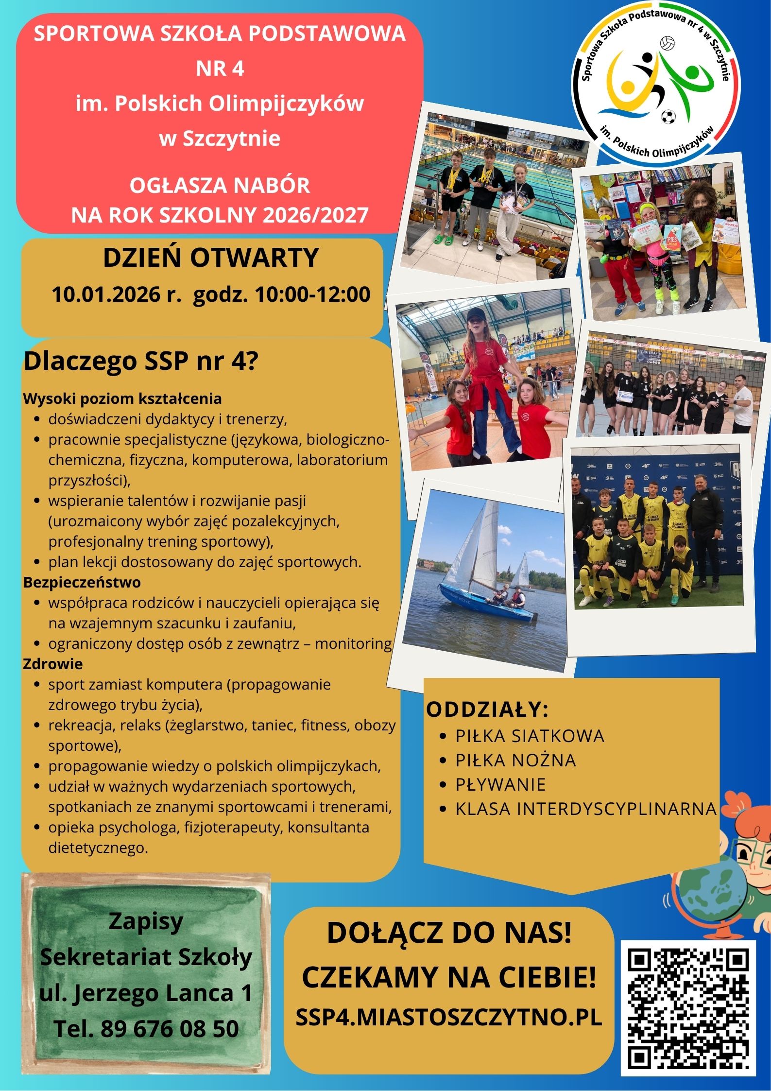 ZAPRASZAMY NA DZIEŃ OTWARTY - 10.01.2026 r.  godz. 10:00-12:00