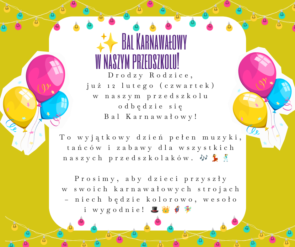 Bal Karnawałowy