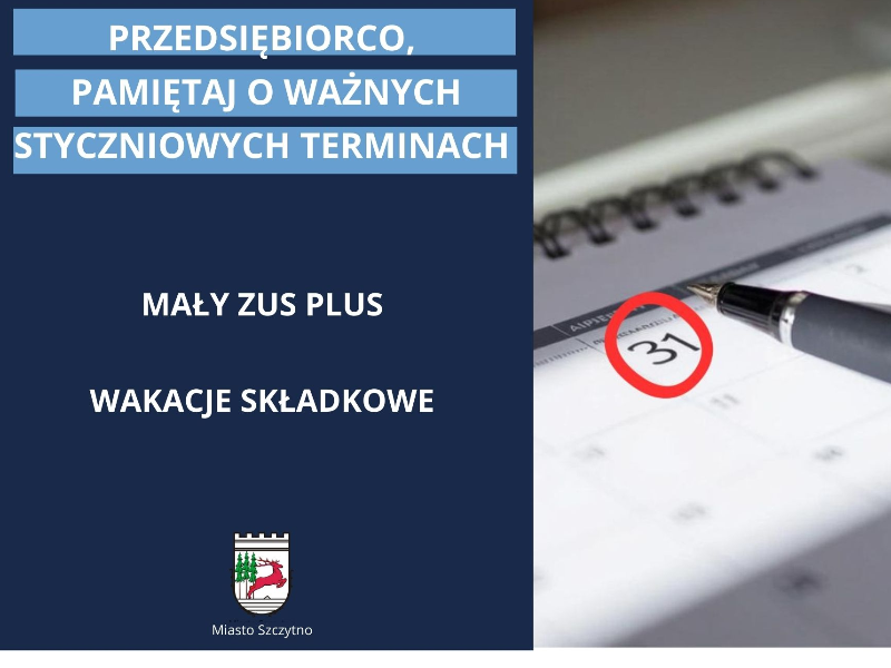 ważne terminy dla przedsiębiorców