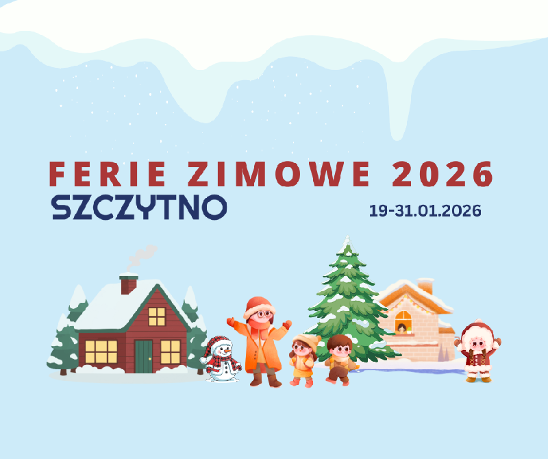plakat ferie zimowe