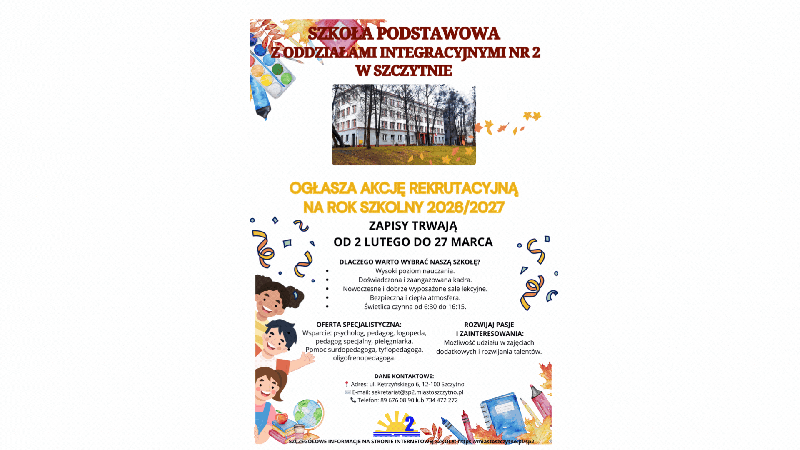 Rekrutacja 2026/2027