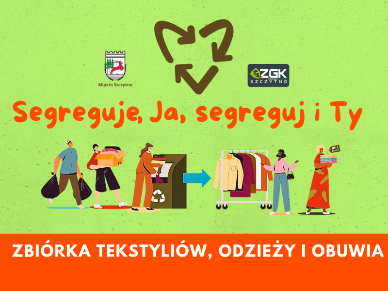 plakat zbiórka odzieży 