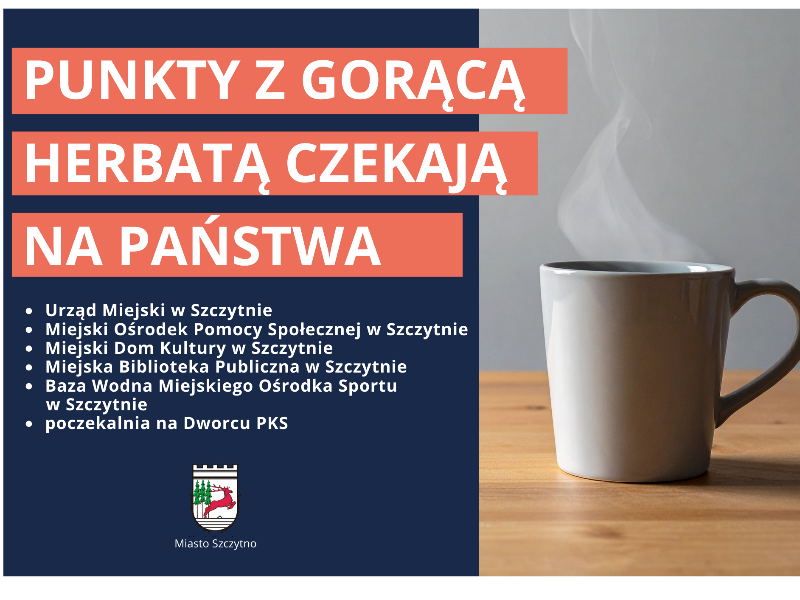 kubek z goracą herbatą