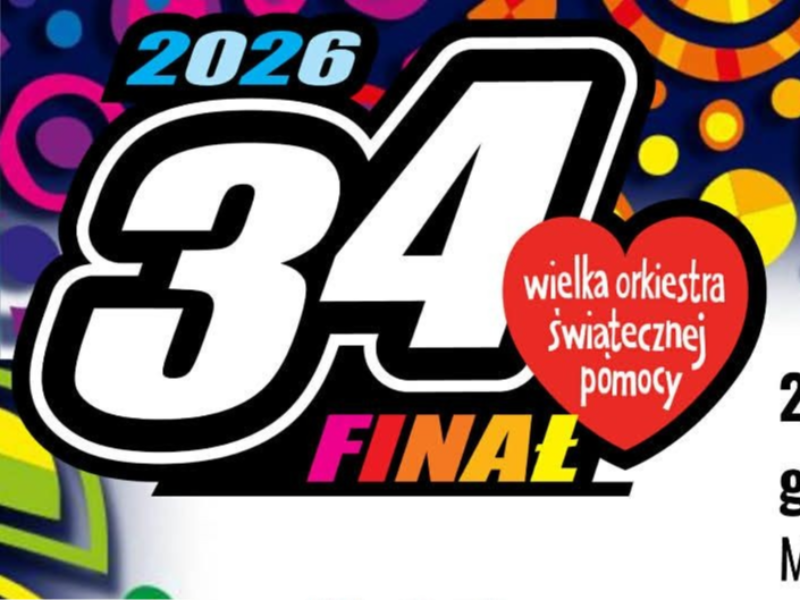 Plakat 34. finału WOŚP 