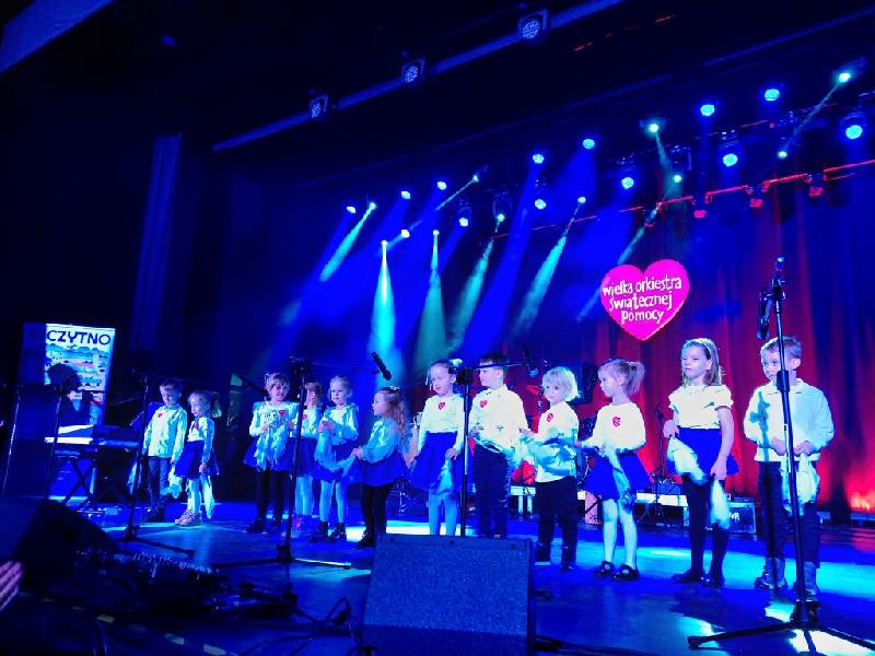 Występ  na  finale WOŚP 