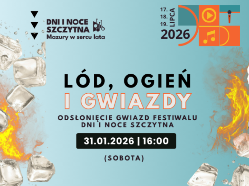 plakat lód ogień i gwiazdy 