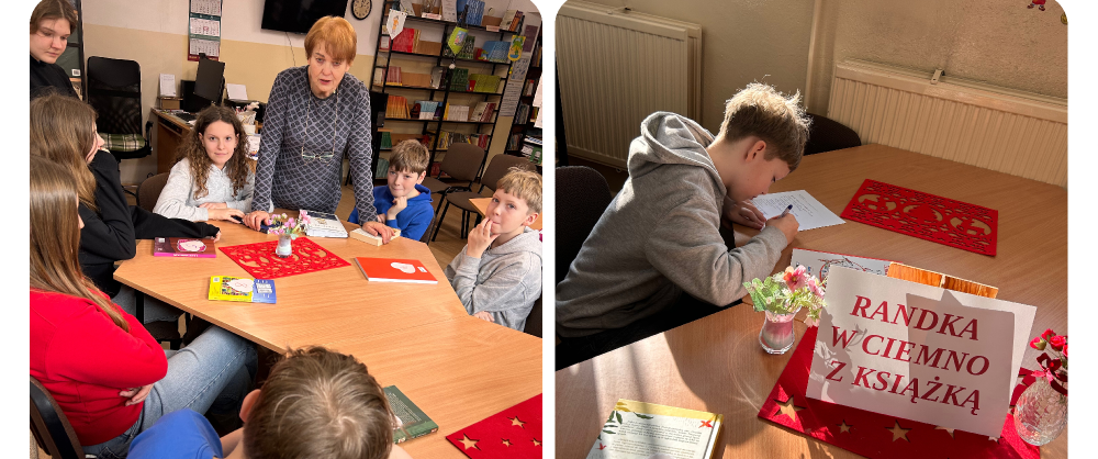 Walentynki w bibliotece szkolnej 