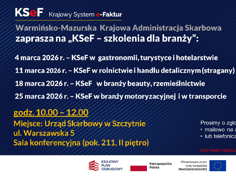 spotkania branżowe KSeF