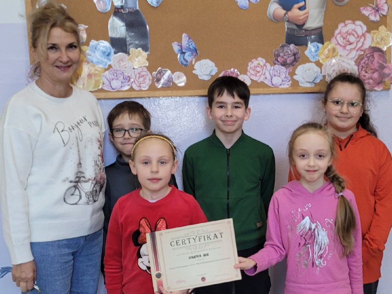 Tło przycisku: Grafika - laureaci konkursu