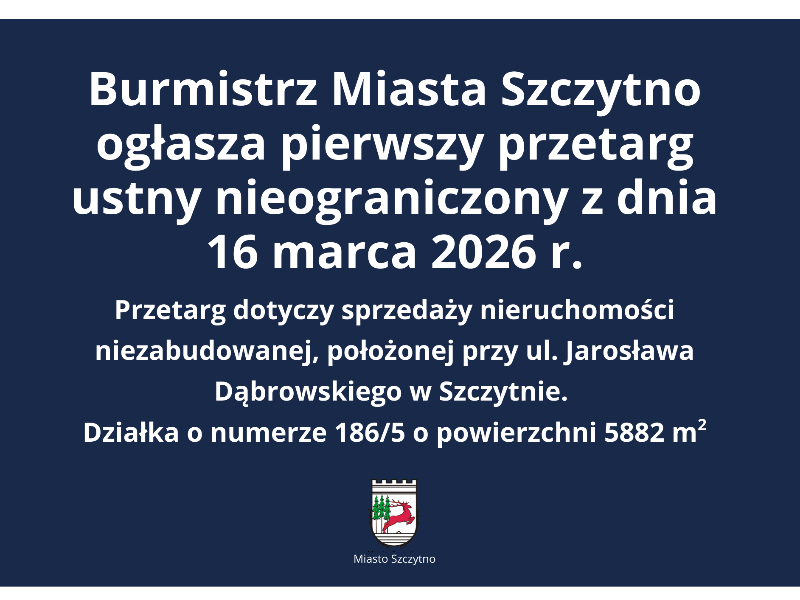 informacja o przetargu