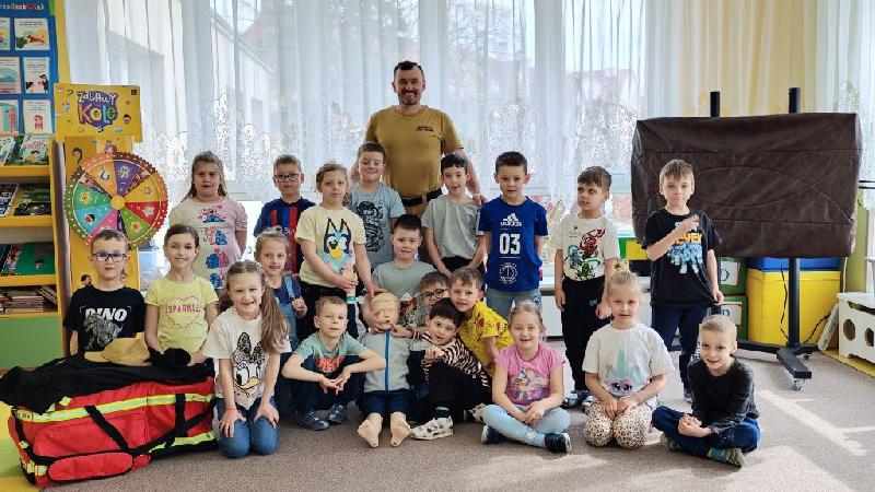 Strażak w przedszkolu