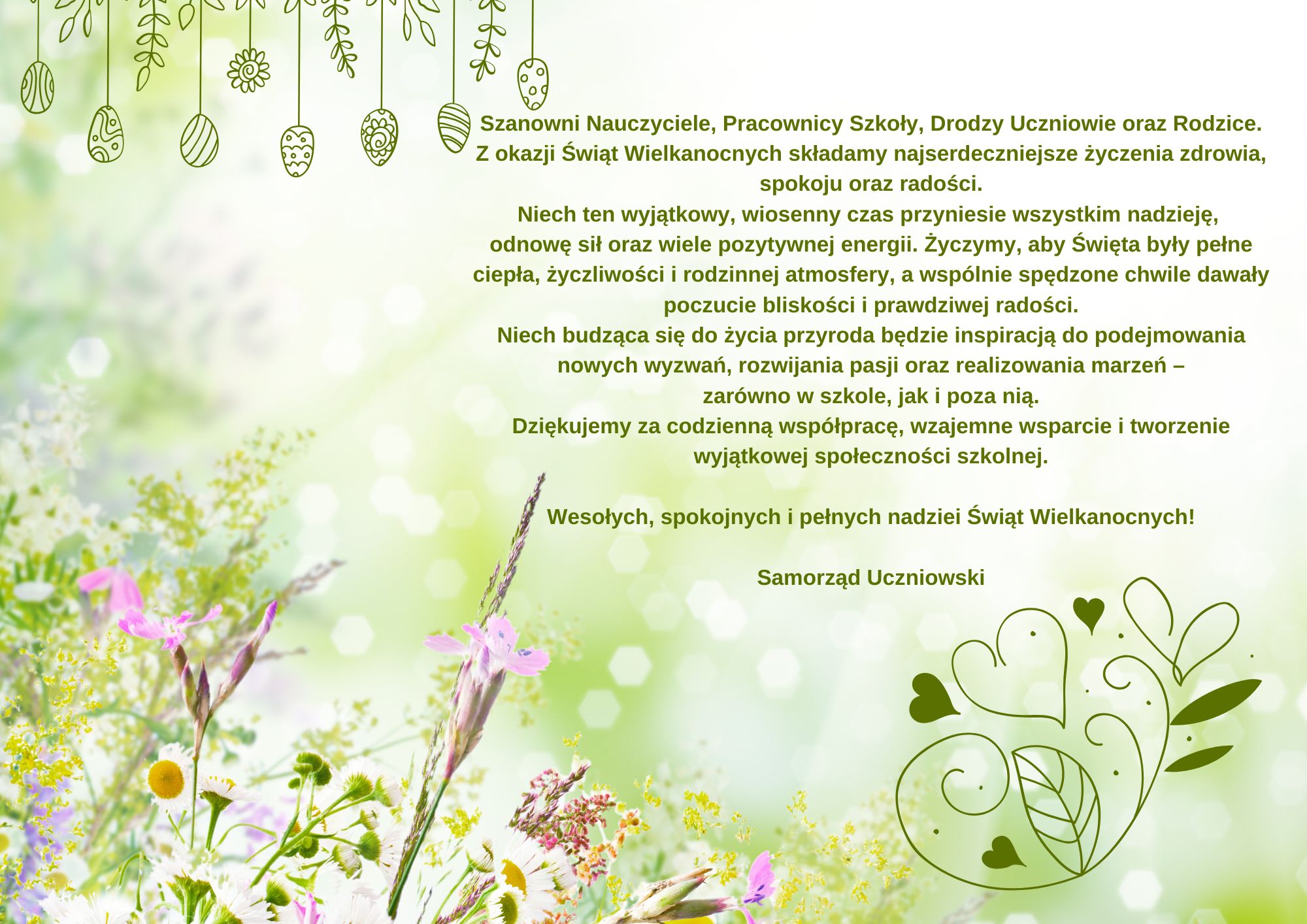 Życzenia Świąteczne - Samorząd Szkolny 