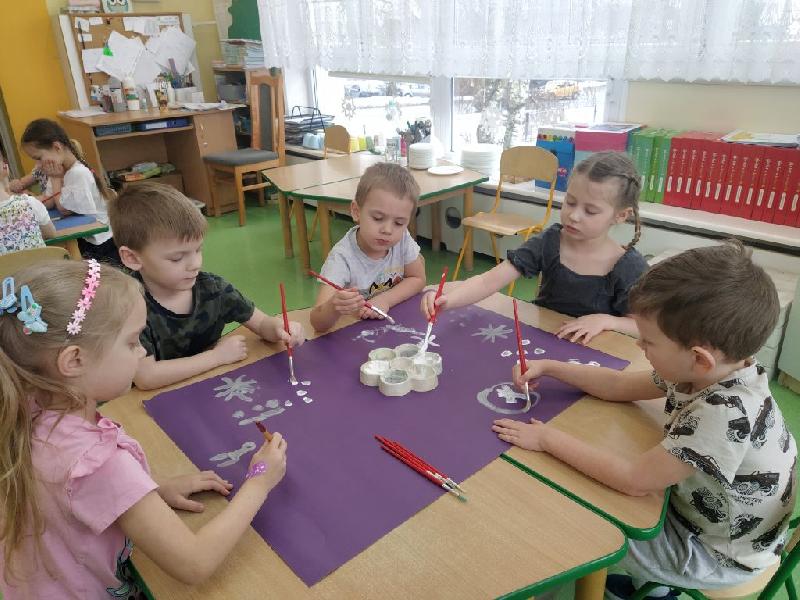 Zajęcia plastyczne zima