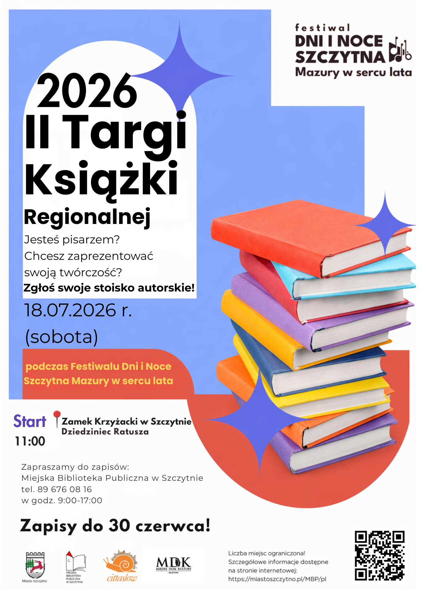 Plakat na II Targi Książki Regionalnej