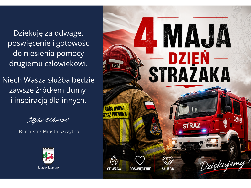 4 maja dzień strażaka 