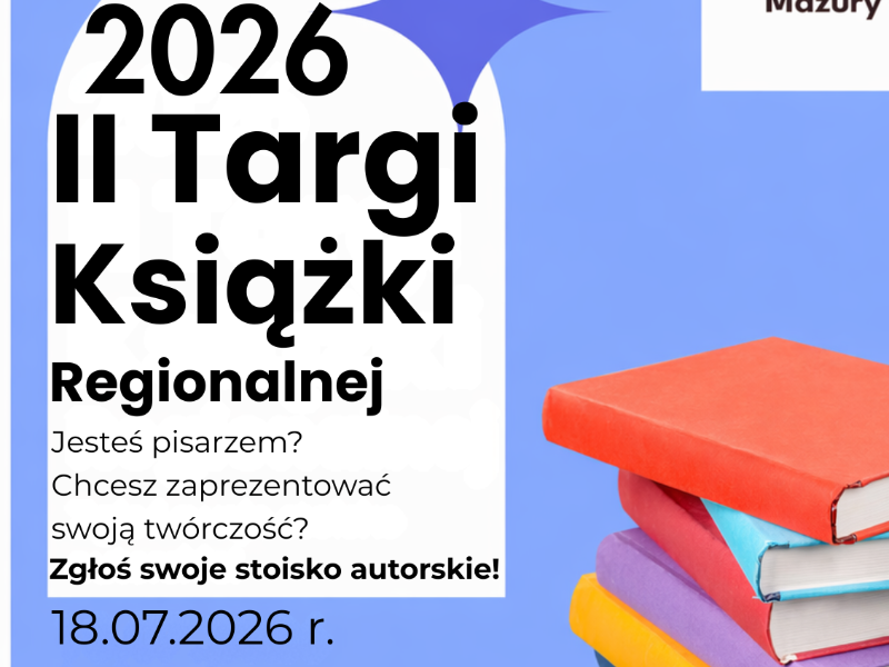 Plakat na II Targi Książki Regionalnej 