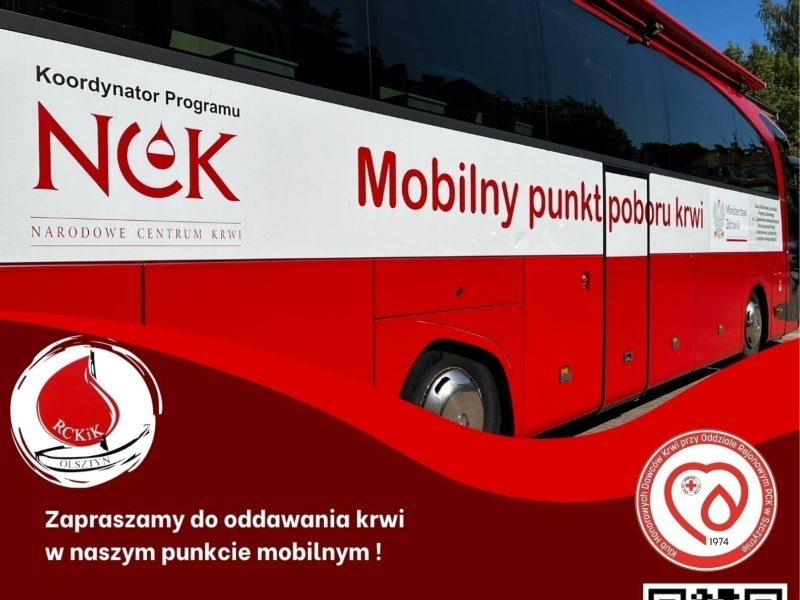 Plakat z informacją 