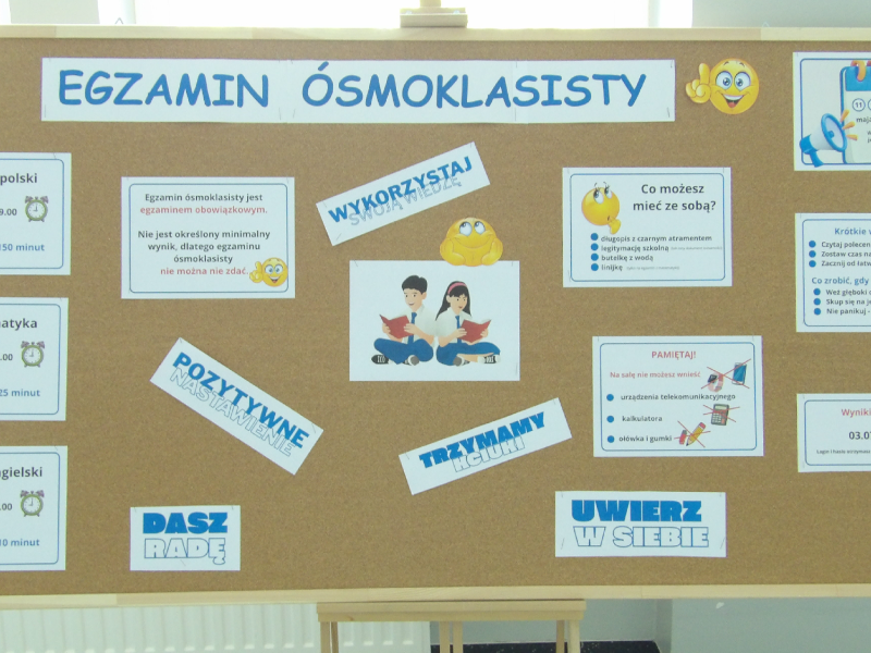 Egzamin z  niespodziankami