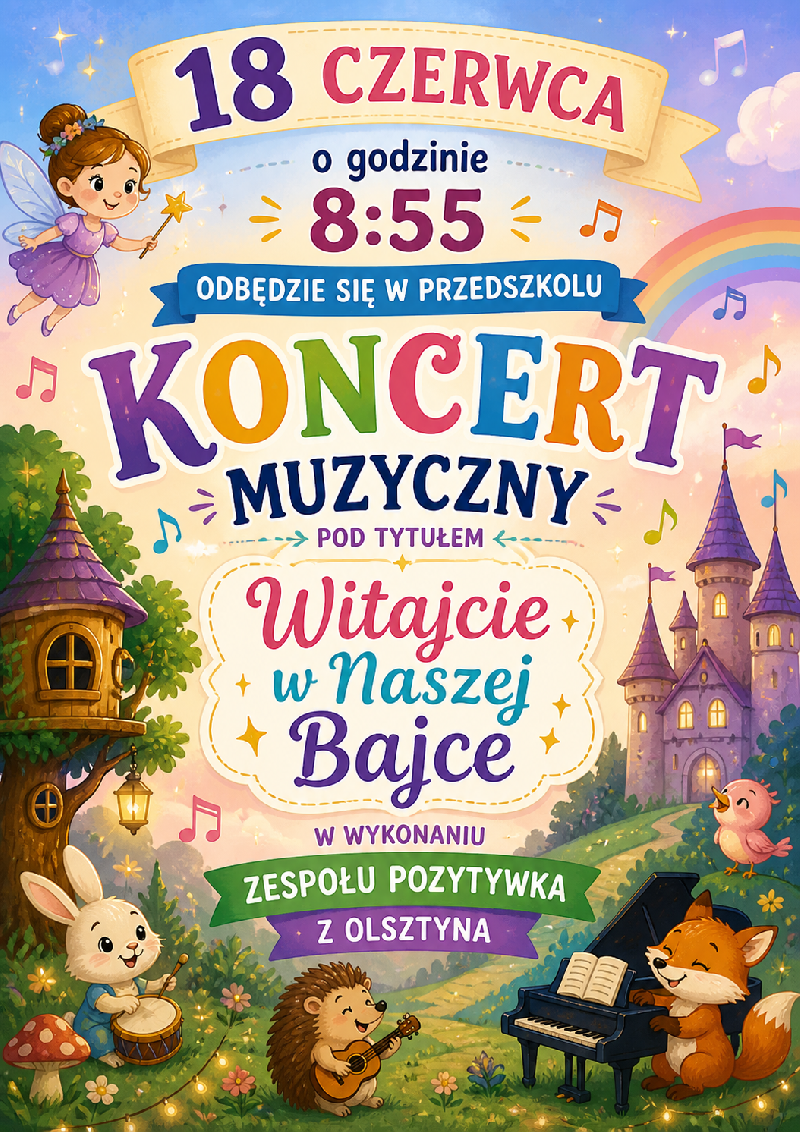 Koncert muzyczny z Pozytywką