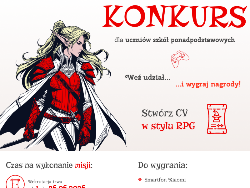 konkurs gamer CV