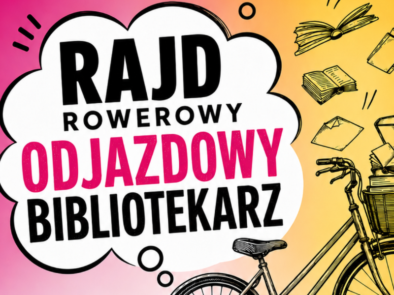 Plakat na Rajd Rowerowy 