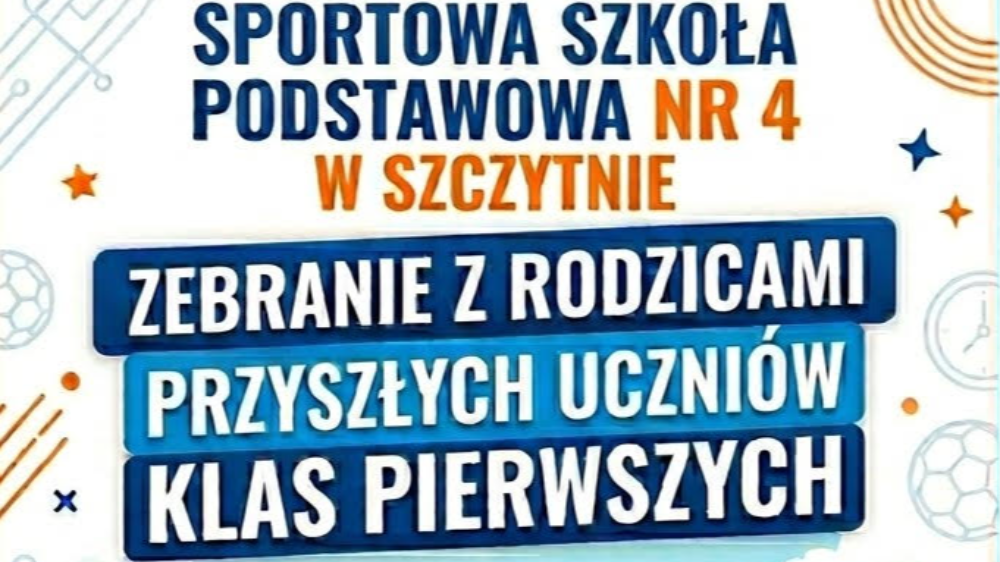 Zebranie z rodzicami przyszłych pierwszoklasistów 
