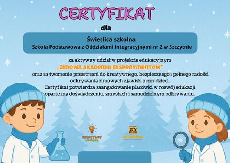 Zimowa Akademia Eksperymentów