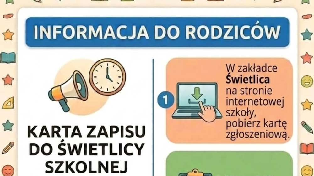 Zgłoszenie do świetlicy 2026