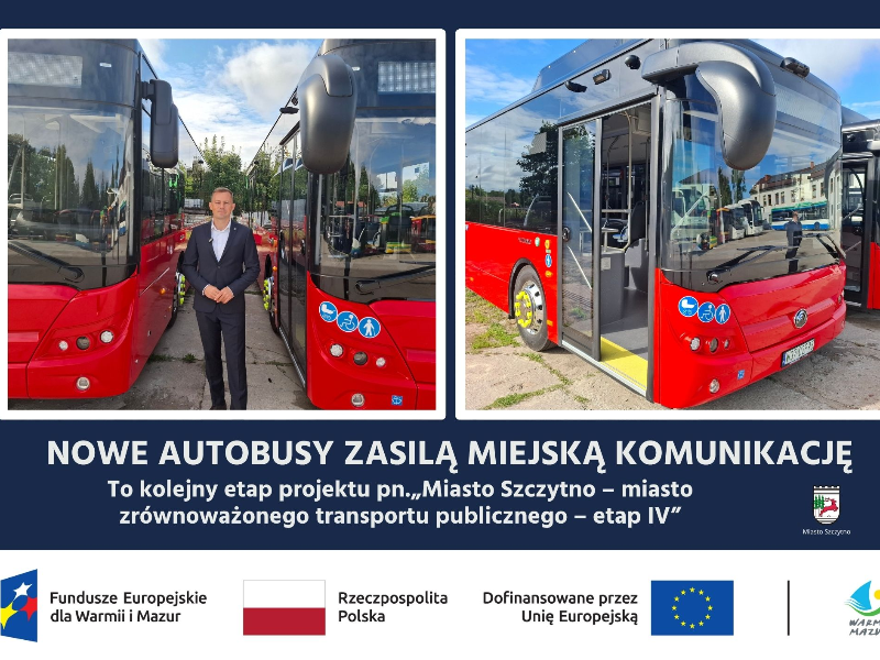 nowe autobusy w Szczytnie