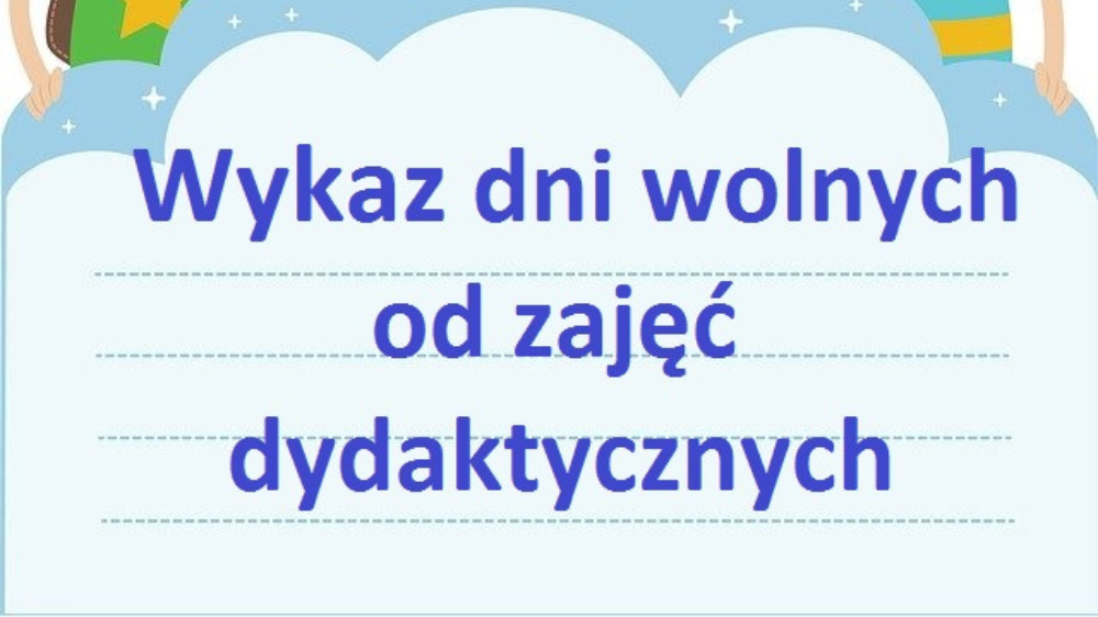 Komunikat dotyczący dni wolnych w roku szkolnym 2026/2027