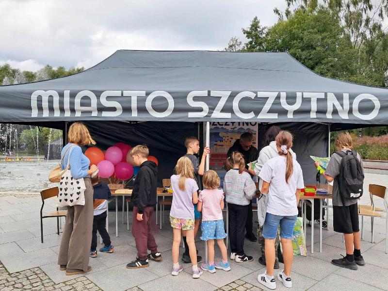 stoisko promocyjne Miasta Szczytno
