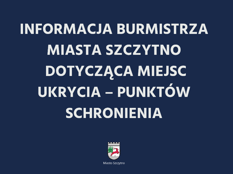 lokalizacja punktów schronienia