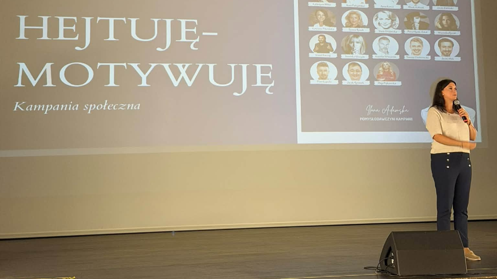 „Nie hejtuję, motywuję” – cenna lekcja dla naszych uczniów 
